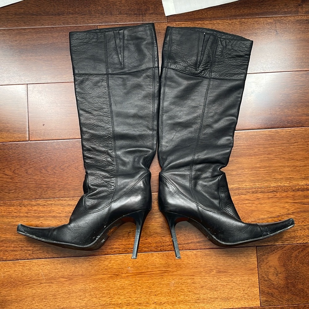 Leather knee length boots ALDO size 8 / 38